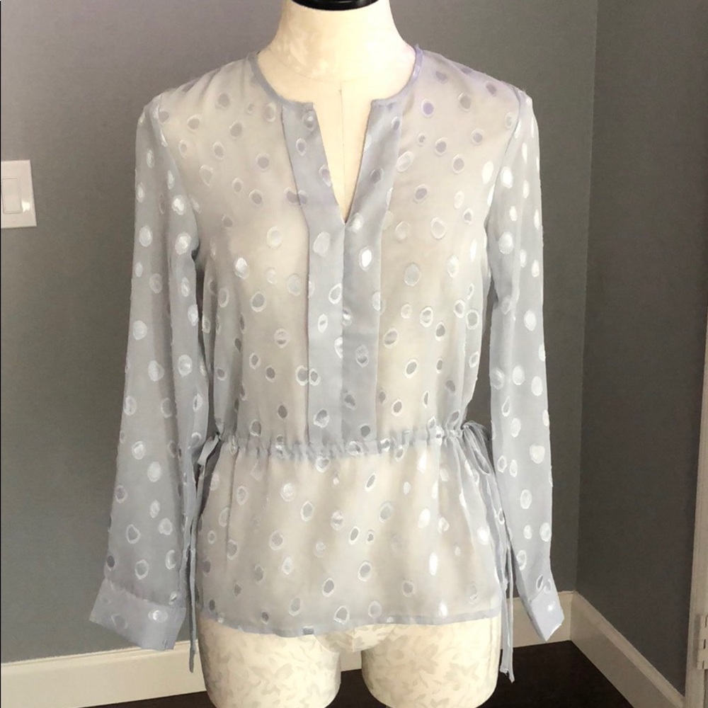 Heartloom Sheer Dotted Blouse